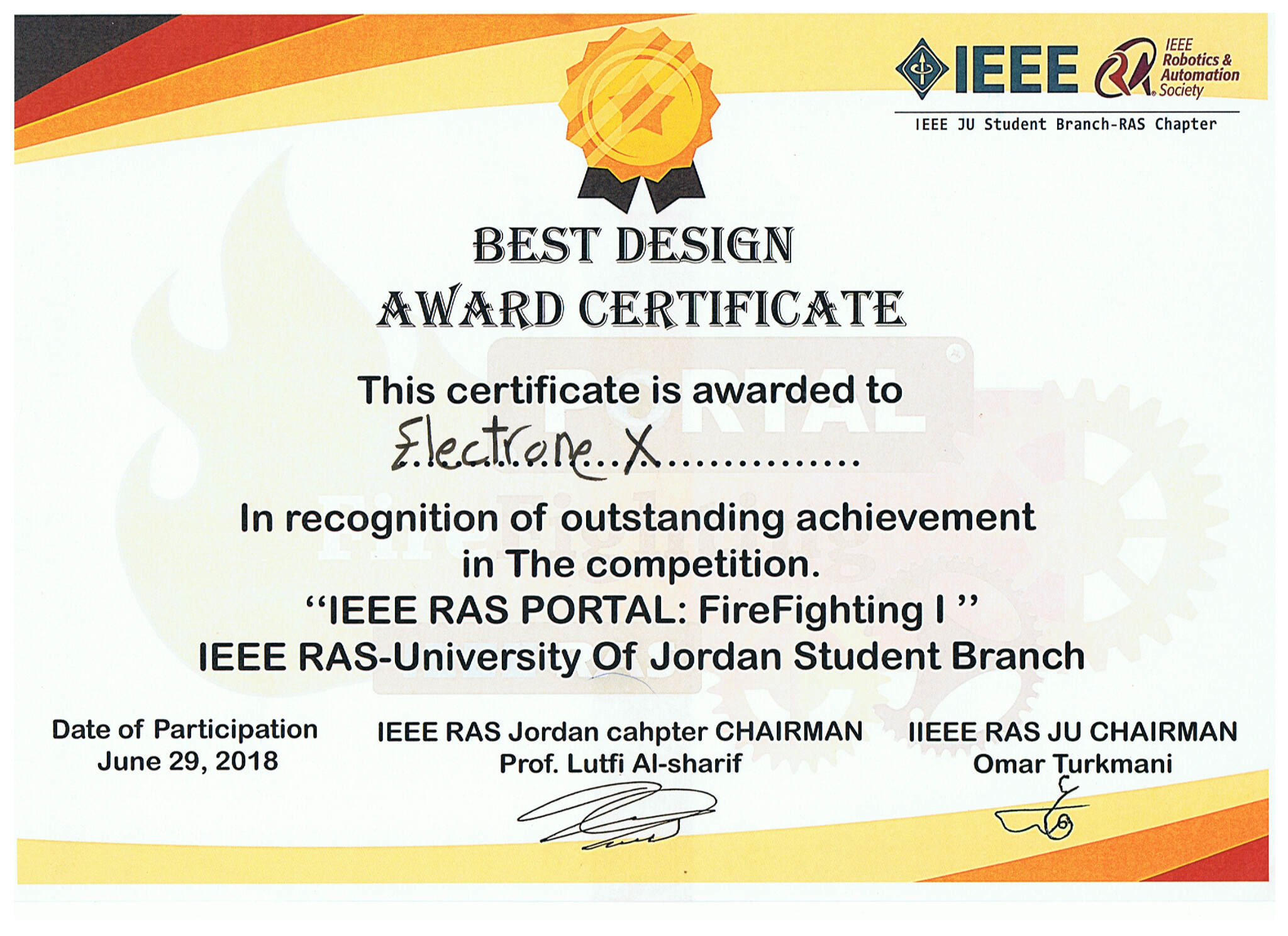 IEEE RAS Portal: FireFighting I - photo 5